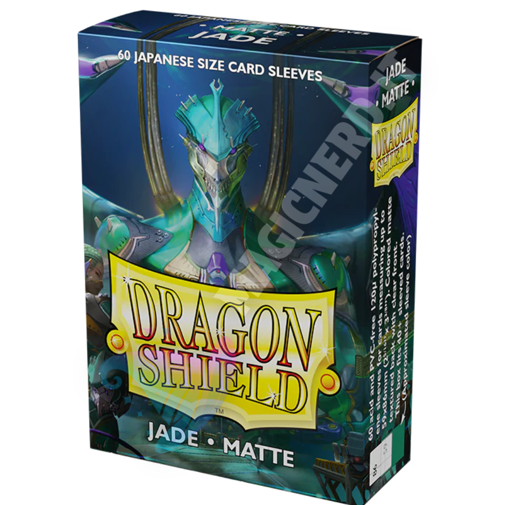 Dragon Shield Small Japanese Matte Jade – 60 bustine protettive per Yu-Gi-Oh!