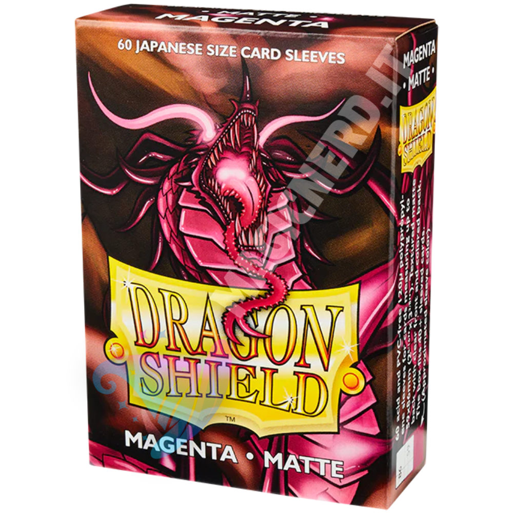 Dragon Shield Small Japanese Matte Magenta – 60 bustine protettive per Yu-Gi-Oh!