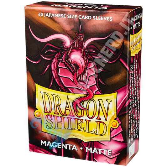 Dragon Shield Small Japanese Matte Magenta – 60 bustine protettive per Yu-Gi-Oh!