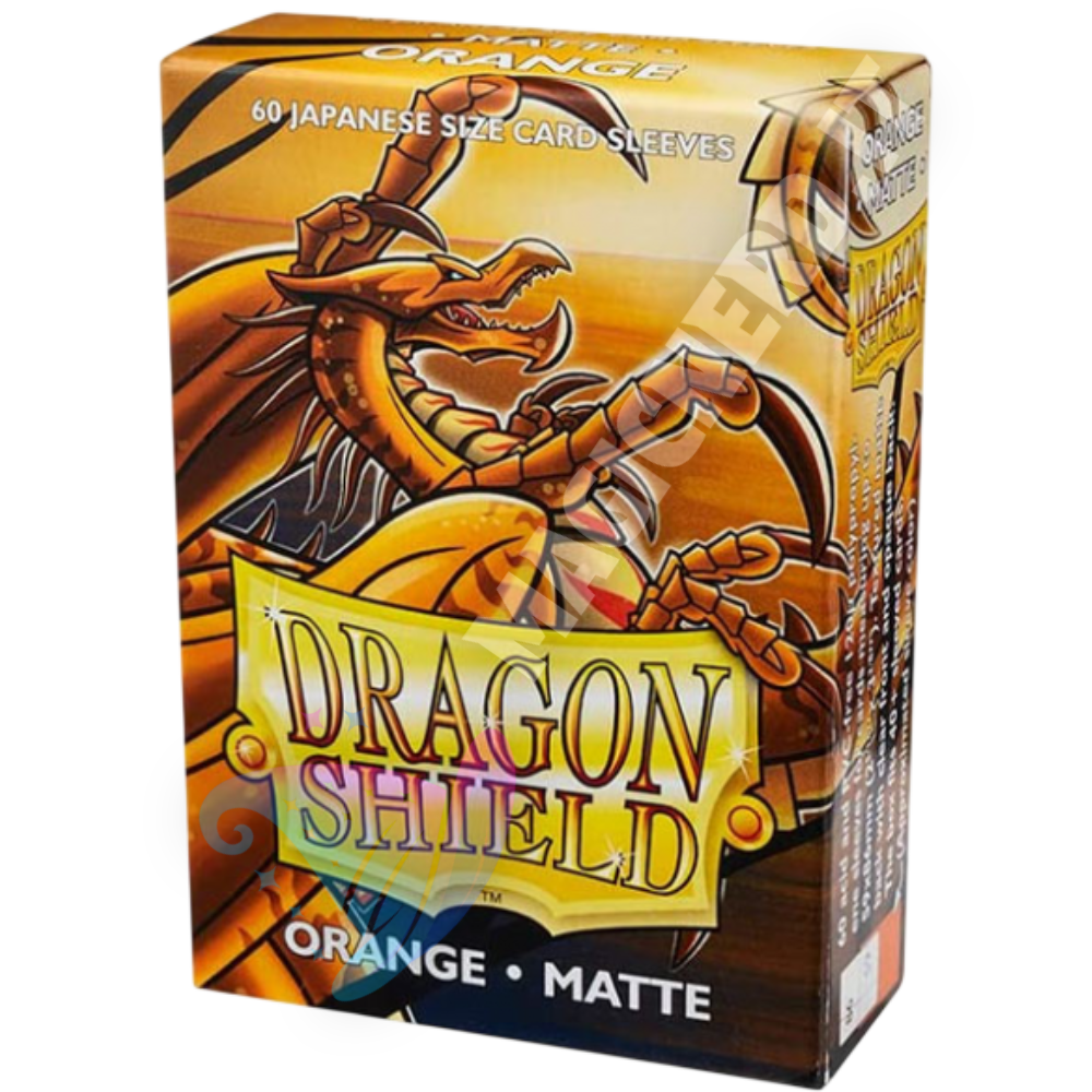 Dragon Shield Small Japanese Matte Orange – 60 bustine protettive per Yu-Gi-Oh!