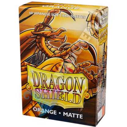 Dragon Shield Small Japanese Matte Orange – 60 bustine protettive per Yu-Gi-Oh!