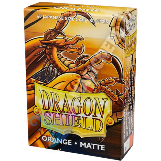 Dragon Shield Small Japanese Matte Orange – 60 bustine protettive per Yu-Gi-Oh!