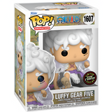 funko pop one piece Luffy gear five in versione limited glow chase edition che si illumina al buio