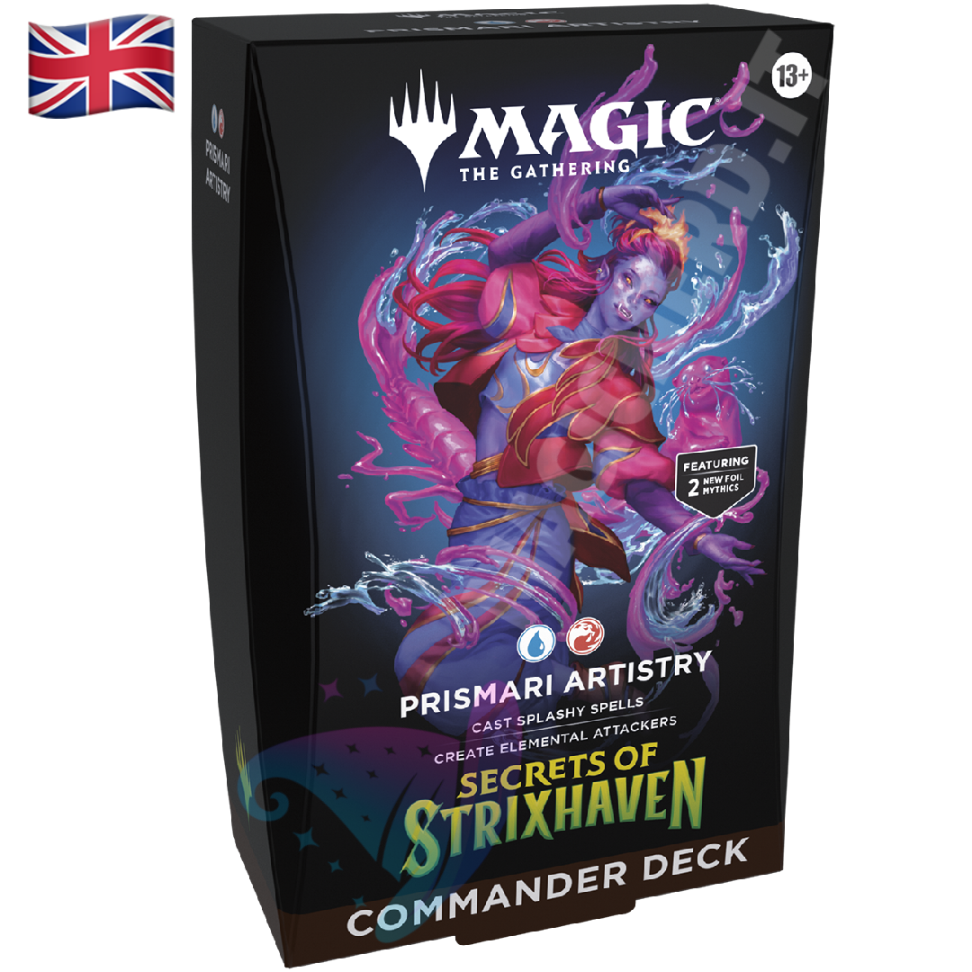 Prismari Artistry – Secrets of Strixhaven Commander Deck ENG Magic the Gathering