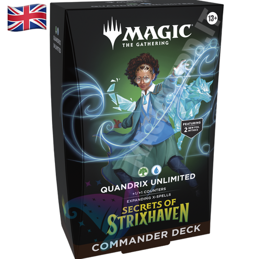 Quandrix Unlimited – Secrets of Strixhaven Commander Deck ENG Magic the Gathering