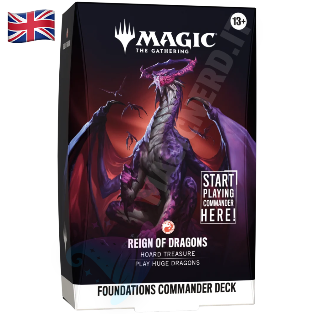 Reign Of Dragons Foundations Commander Deck Eng Magic The Gathering
