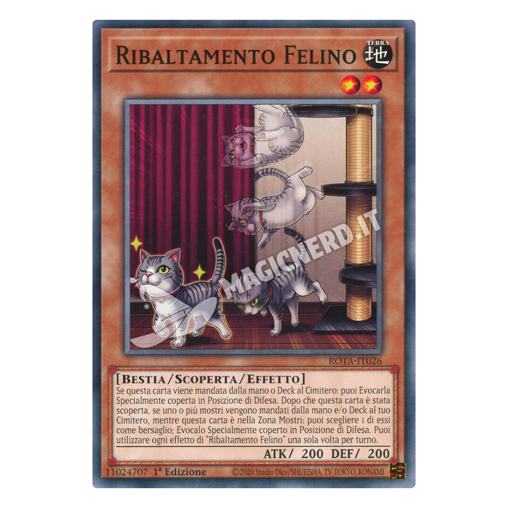 Ribaltamento Felino comune