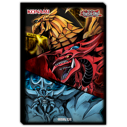 Slifer, Obelisk & Ra Sleeves Yu-Gi-Oh! (50 bustine)