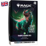 Tramplesaurus Rex Foundations Commander Deck Eng Magic The Gathering