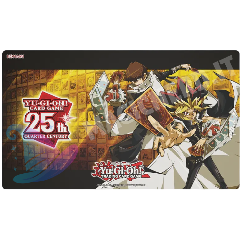 Yugi & Kaiba Quarter Century game mat Yu-Gi-Oh