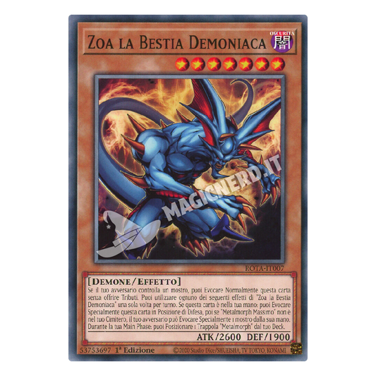 ROTA-IT007 Zoa la Bestia Demoniaca comune 1a Edizione