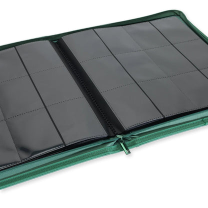 Album 12 Tasche Exo-Tec Zip Binder Metallic Green - Vault X