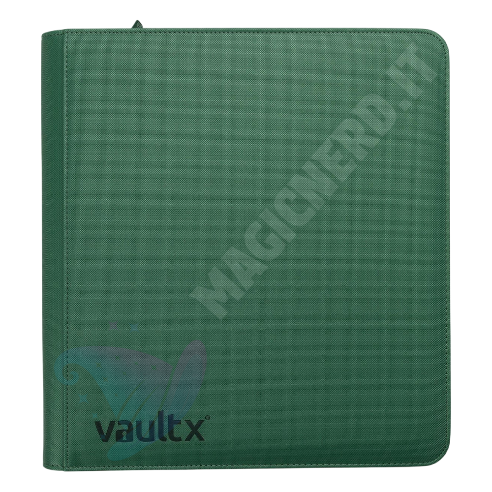 Album 12 Tasche Exo-Tec Zip Binder Metallic Green - Vault X