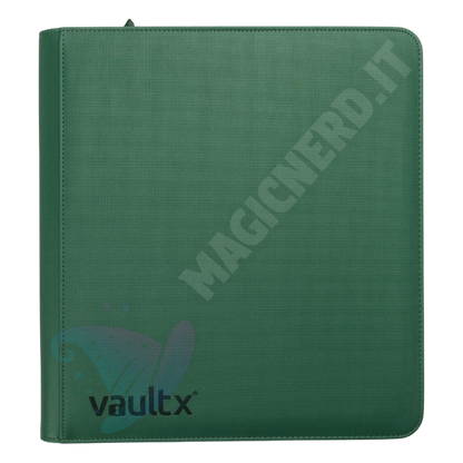 Album 12 Tasche Exo-Tec Zip Binder Metallic Green - Vault X