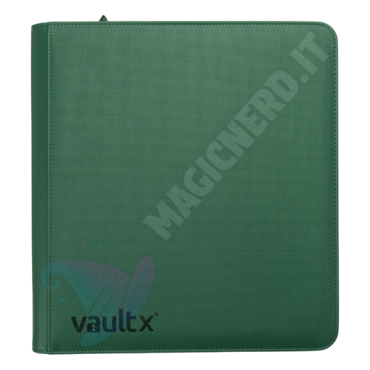 Album 12 Tasche Exo-Tec Zip Binder Metallic Green - Vault X