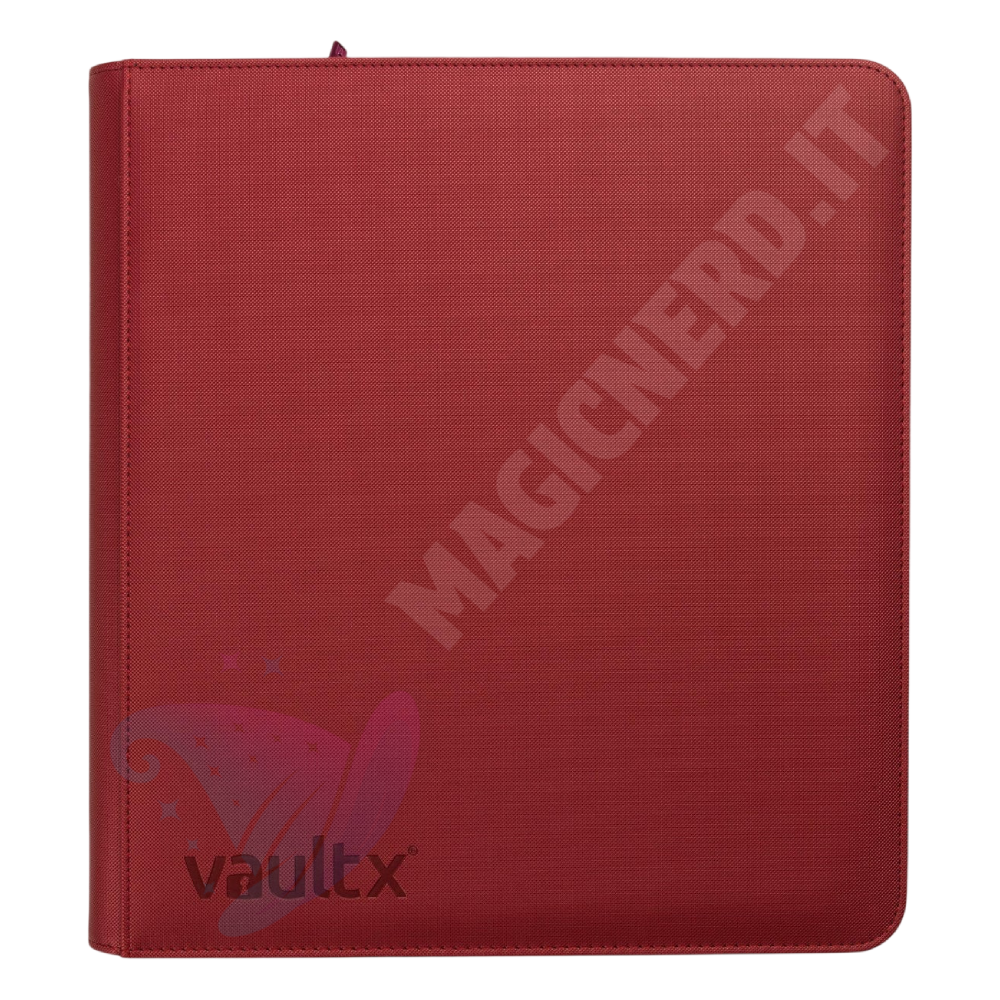 Album 12 Tasche Exo-Tec Zip Binder Metallic Red - Vault X