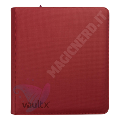 Album 12 Tasche Exo-Tec Zip Binder Metallic Red - Vault X