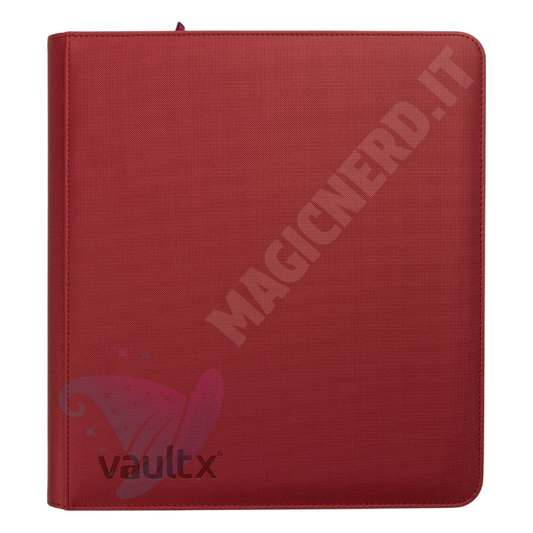 Album 12 Tasche Exo-Tec Zip Binder Metallic Red - Vault X