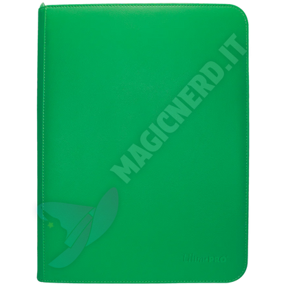 Album 9 Tasche Con Zip PRO-Binder Green Vivid Ultra-PRO