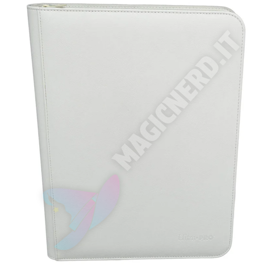 Album 9 Tasche Con Zip PRO-Binder White Vivid Ultra-PRO