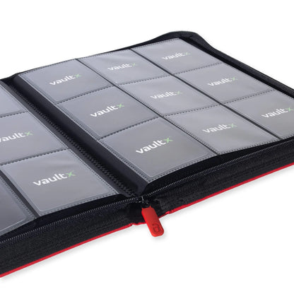 Album 9 Tasche Exo-Tec Zip Binder Fire Red - Vault X