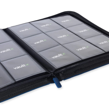 Album 9 Tasche Exo-Tec Zip Binder Royal Blue - Vault X