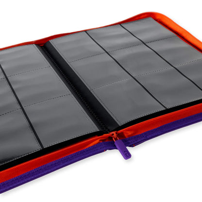 Album 9 Tasche Exo-Tec Zip Binder SV1 (Scarlatto e Violetto) - Vault X