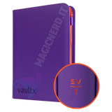 Album 9 Tasche Exo-Tec Zip Binder SV1 (Scarlatto e Violetto) - Vault X