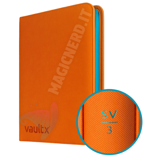 Album 9 Tasche Exo-Tec Zip Binder SV3 (Ossidiana Infuocata) - Vault X