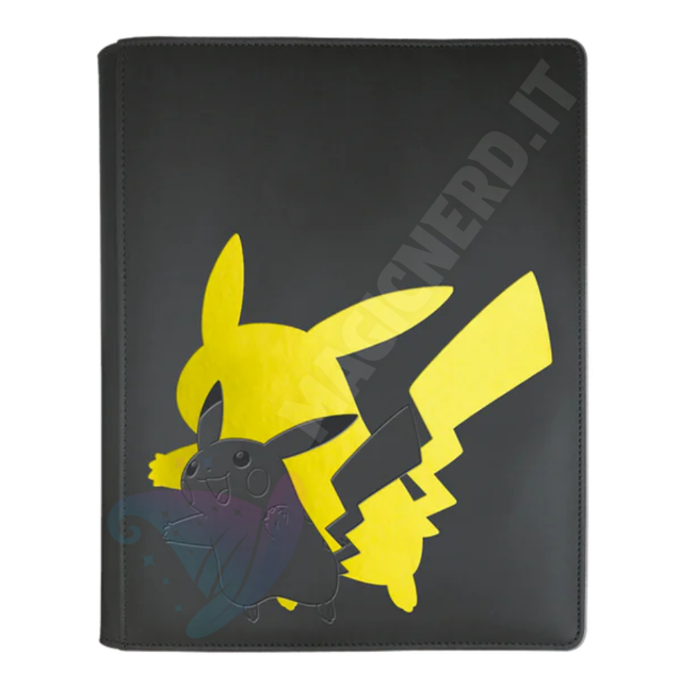 Album Pro Binder 9 Tasche Con Zip Pikachu Ultra Pro