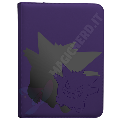 Album Pro Binder 9 Tasche Con Zip Gengar Ultra Pro
