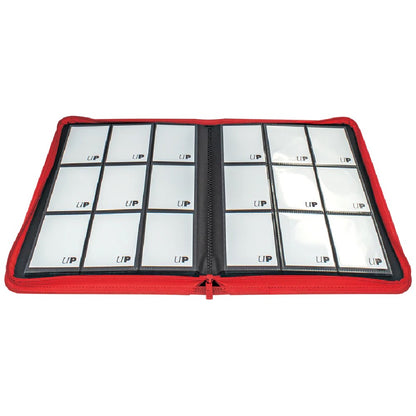 Album 9 Tasche Con Zip PRO-Binder Red Vivid Ultra-PRO