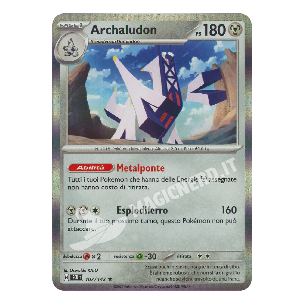 Archaludon Holo SCR 107 (ITA)
