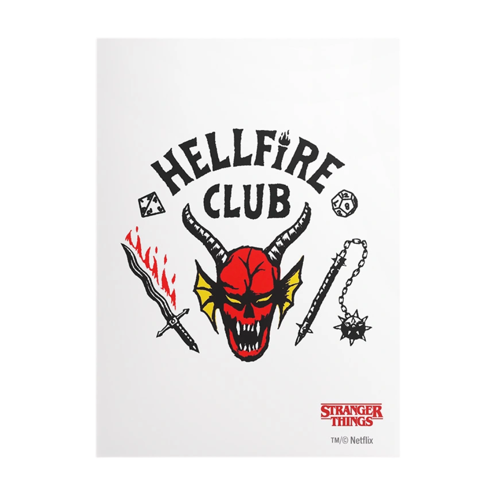 Art Sleeves Hellfire Club Stranger Things (50 Bustine) Standard Art Sleeves Hellfire Club Stranger Things (50 Bustine) Standard