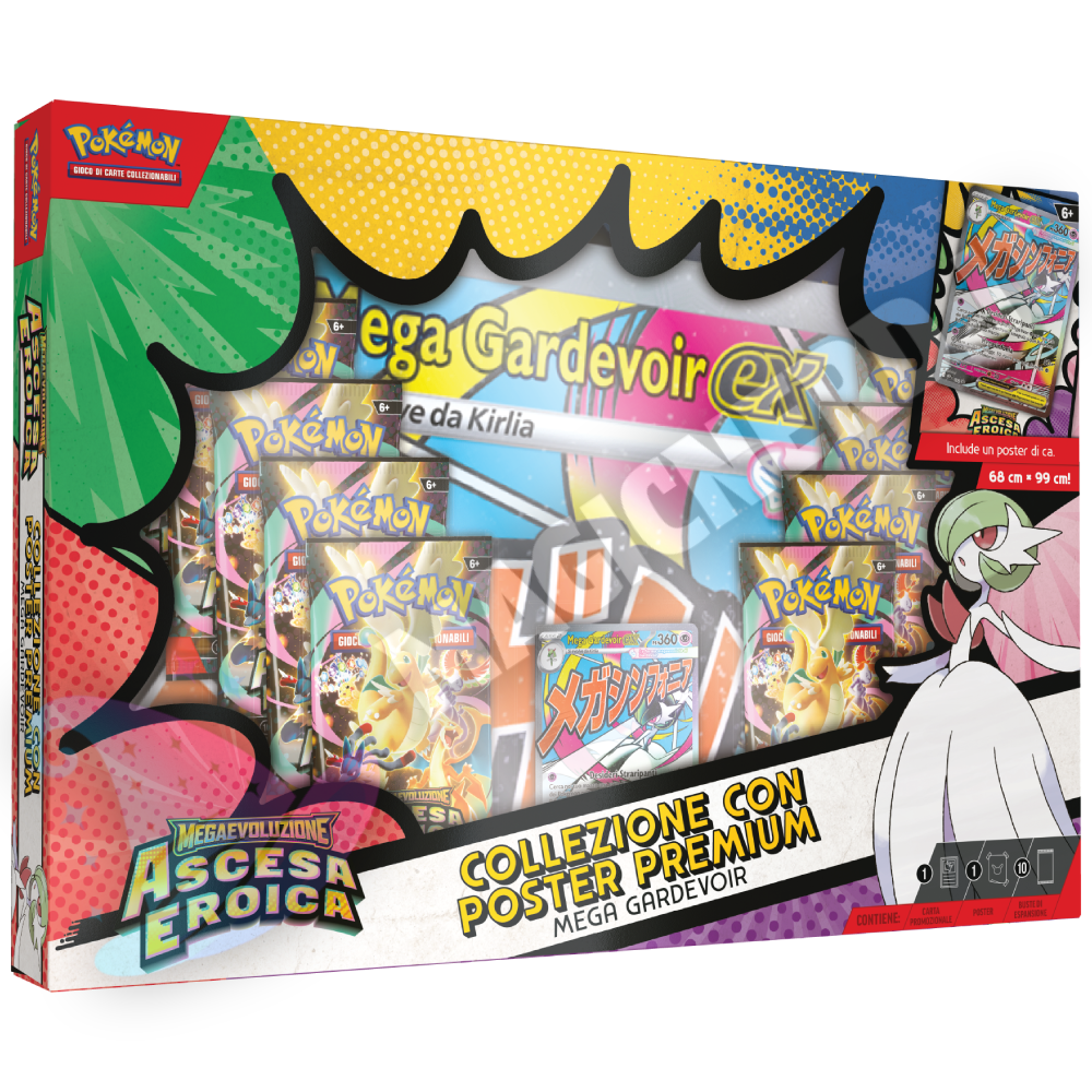 Ascesa Eroica Collezione Con Poster Premium Mega Gardevoir (ITA)