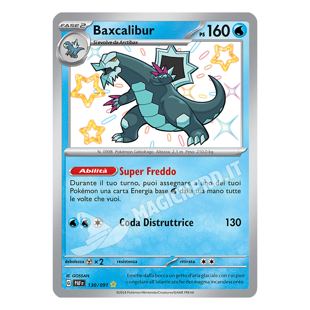 130/091 Baxcalibur Shiny