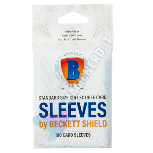 Beckett Shield Card Sleeves Trasparenti (100)