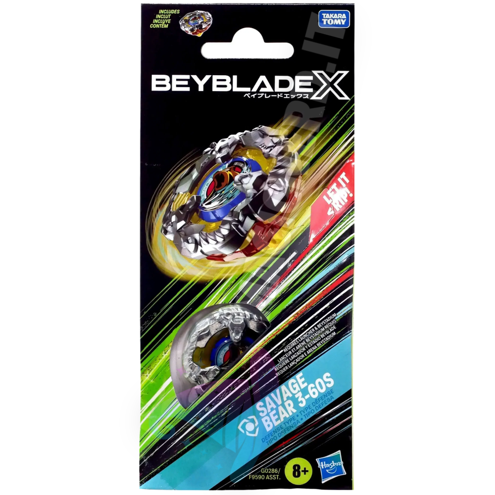 Beyblade X Savage Bear 3-60S Booster Pack