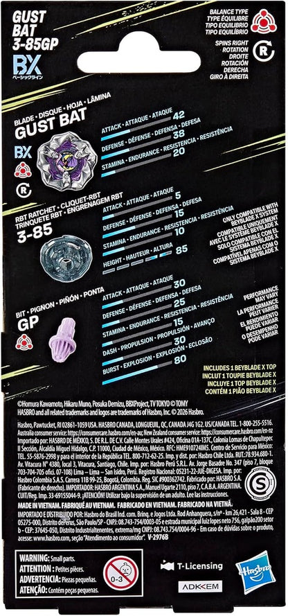 Beyblade X Gust Bat 3-85GP Booster Pack