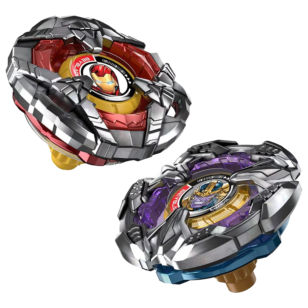 Beyblade X Marvel Collab: Iron-man vs. Thanos – Set Dual Pack