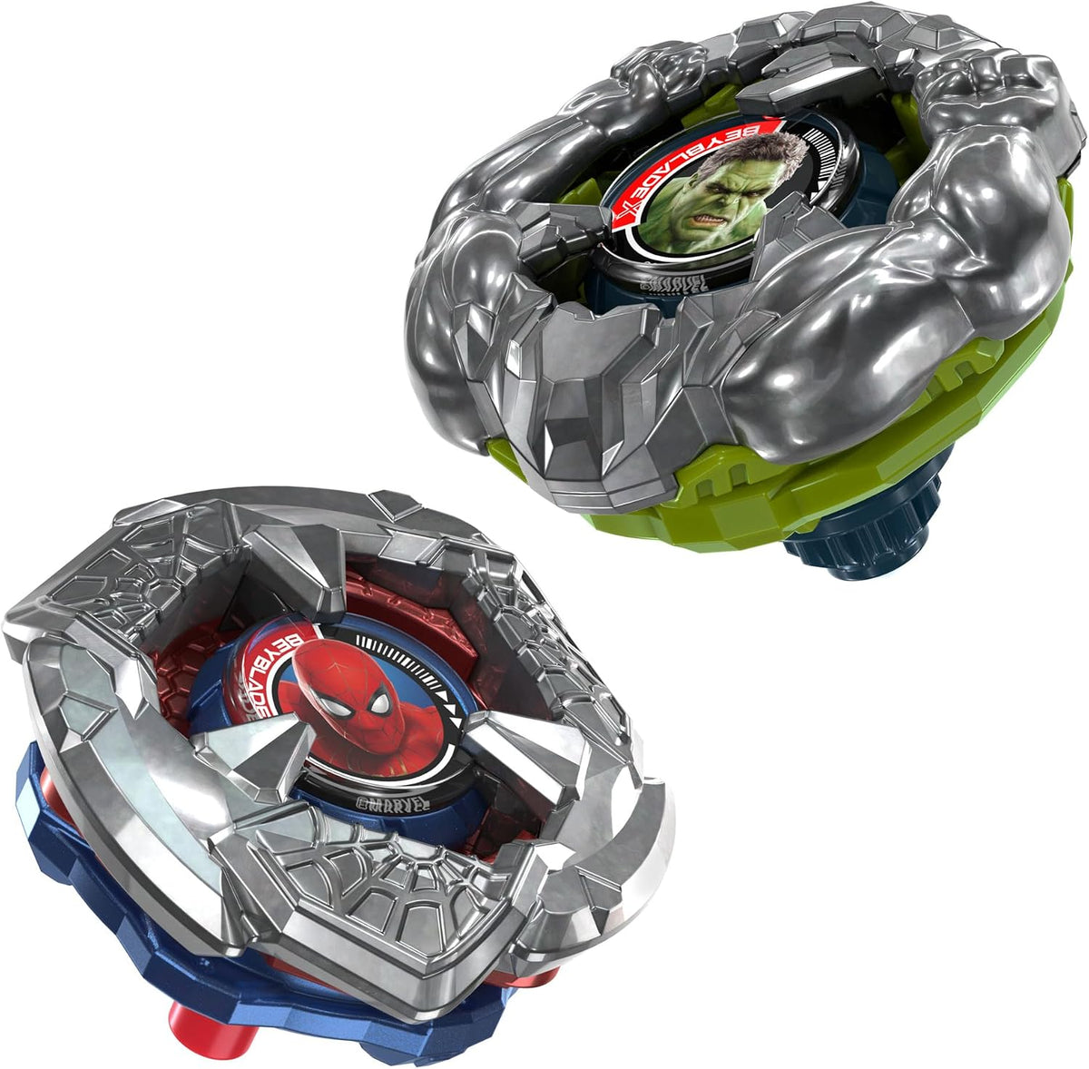 Beyblade x Spider-Man & Hulk Marvel Collab