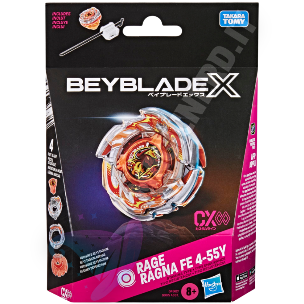 Beyblade X Rage Ragna FE 4-55Y CX Starter Pack