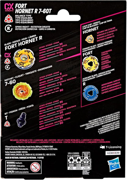 Beyblade X - Fort Hornet 3-80N CX Starter Pack