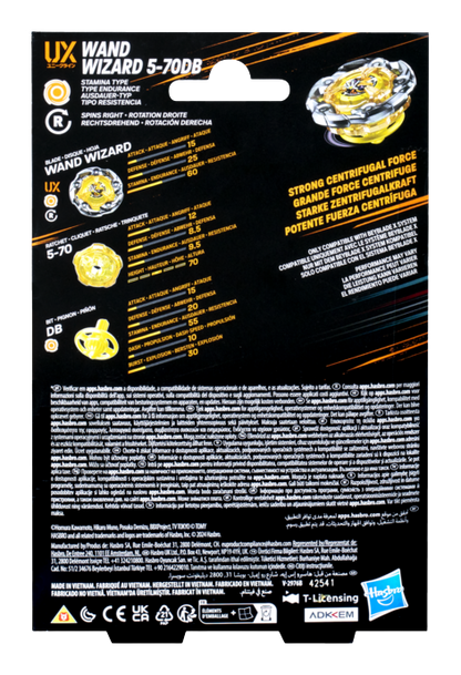 Beyblade X Wand Wizard 5-70DB UX Starter Pack
