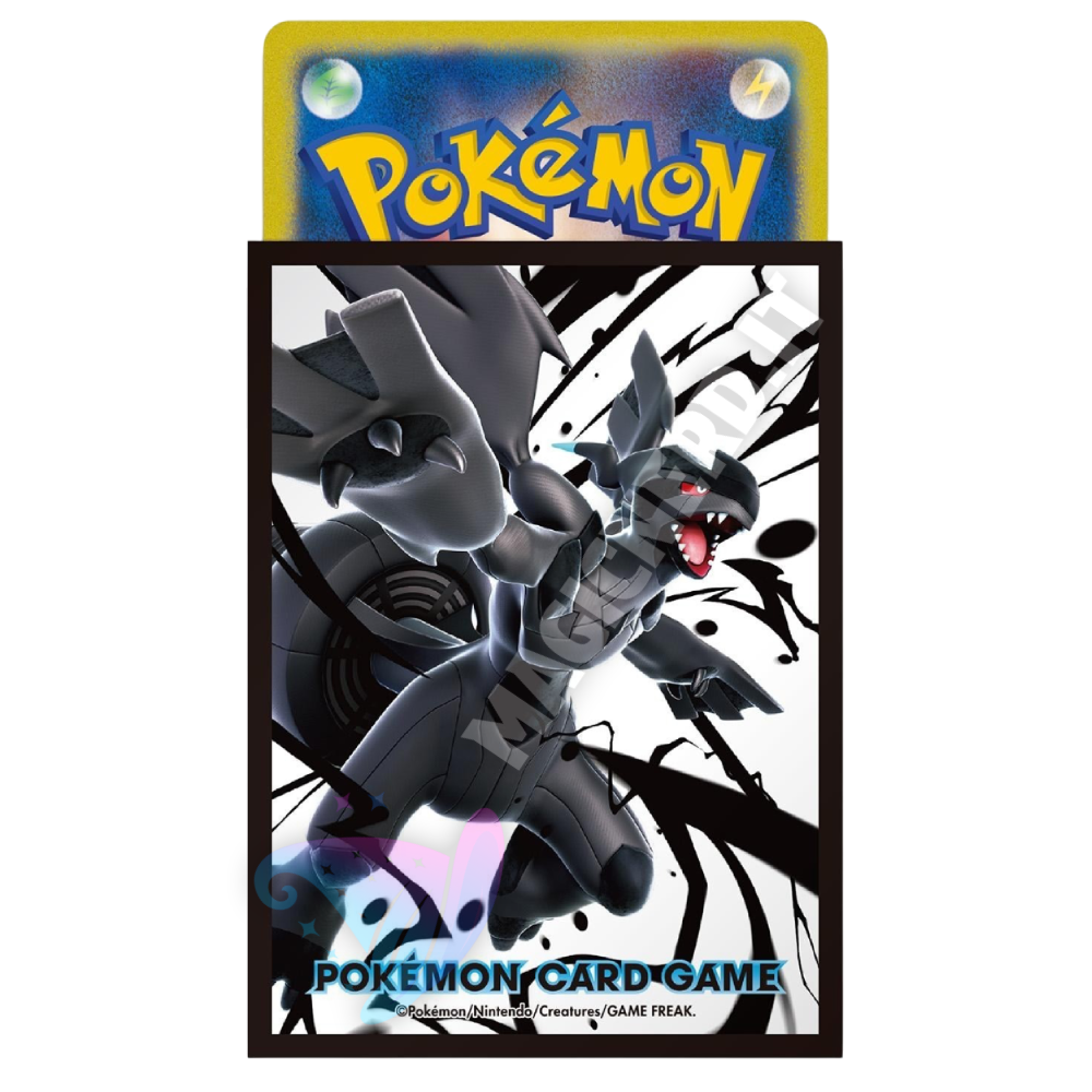 Pokemon – Bustine Protettive Standard Pokemon Center Black Bolt - Zekrom (64 Bustine)