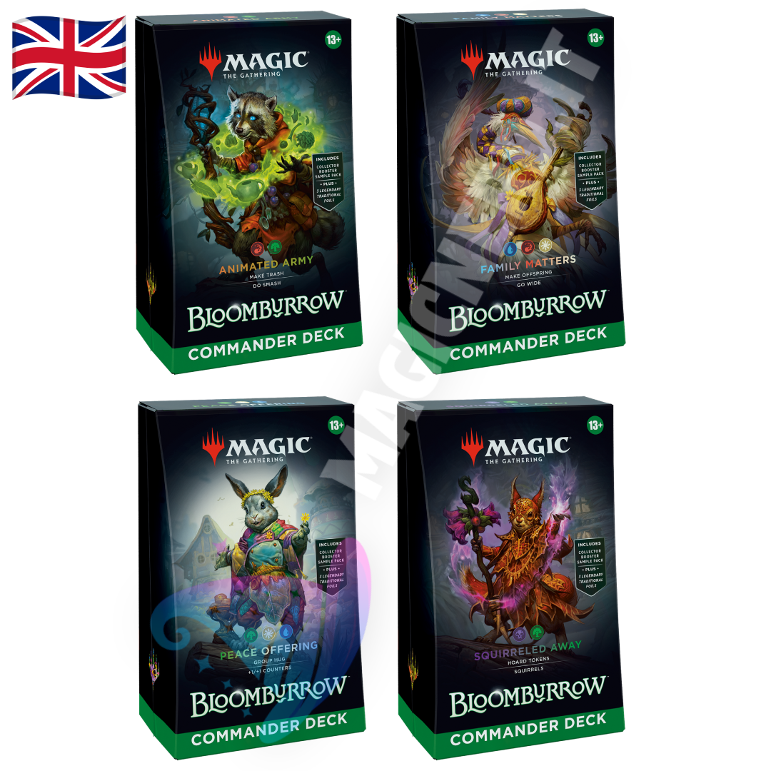 Bloomburrow Commander Decks (ENG) Set 4 Mazzi - MTG