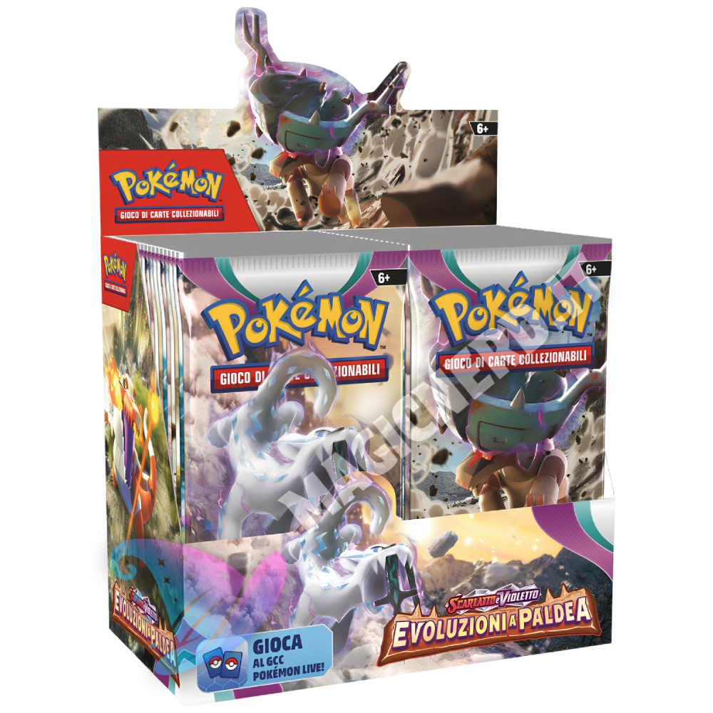 Box Evoluzioni a Paldea Pokémon – Display 36 Buste (ITA)