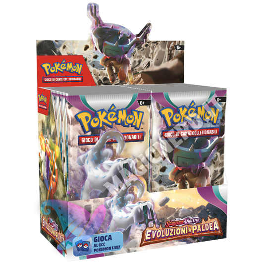 Box Evoluzioni a Paldea Pokémon – Display 36 Buste (ITA)