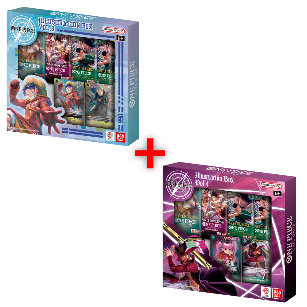 Bundle Illustration Box IB03 + IB04 - One Piece Card Game ENG