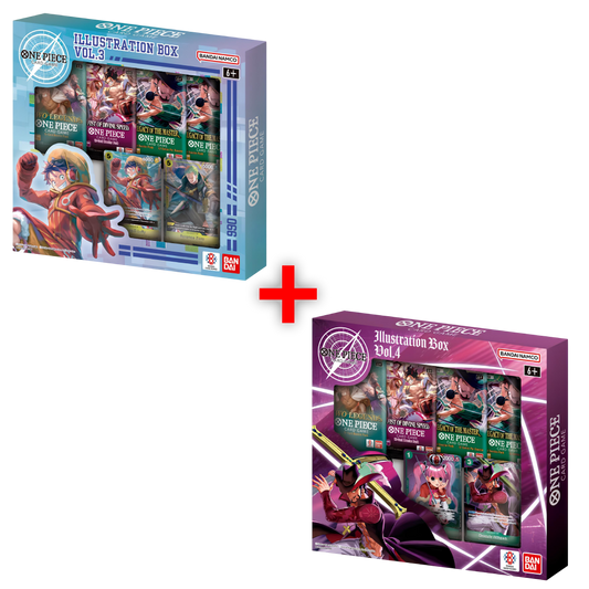 Bundle Illustration Box IB03 + IB04 - One Piece Card Game ENG